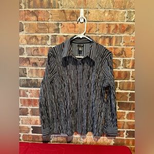 east 5th Blue Striped Long Sleeve Top Women’s Size: Large